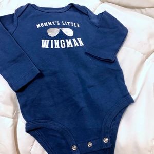 mommy's little wingman onesie